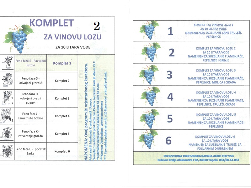 Komplet V.loza 2 za 100lit