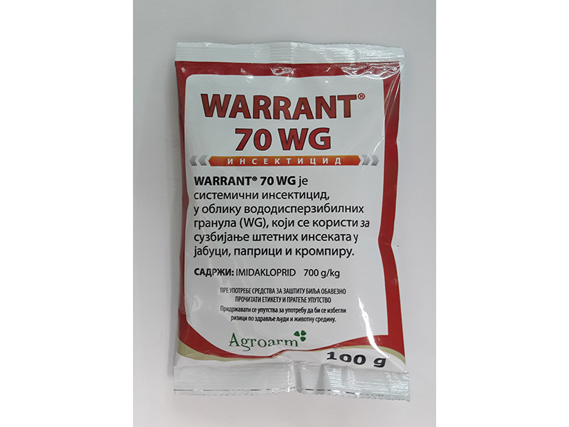 Warrant 70 WG / 100g